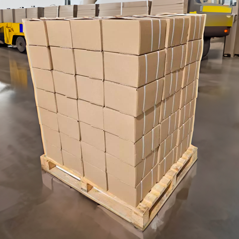 Bois densifié - Emballage carton - Palette 960 kg